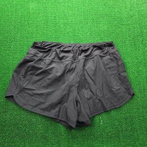 Lululemon Shorts Womens 2X Black Running Lightweight Gym Athletic‎ Running